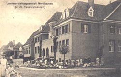Landeserziehungsanstalt als Lazarett, etwa 1914 (Quelle: alte Ansichtskarte)