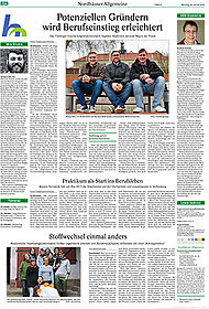 Die Campusseite in der Thüringer Allgemeinen vom 26. Januar 2015