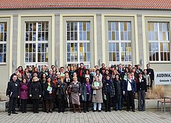 Die Teilnehmer der ersten Regionaltagung für Sprachenlehrende an Thüringer Hochschulen an der FH Nordhausen