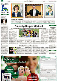 Campusseite in der Thüringer Allgemeinen vom 29.06.17