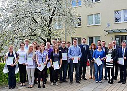Verleihung der Deutschlandstipendien an der FH Nordhausen im April 2014