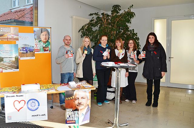 Spendenaktion für die Thüringer Aidshilfe an der Fachhochschule Nordhausen