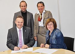Unterzeichnung der 2. Kooperationsvereinbarung zwischen der Fachhochschule Nordhausen und dem Institut für Systemische Ausbildung und Entwicklung GmbH Weinheim