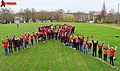 Menschenschleife am Welt-Aids-Tag an der FH Nordhausen