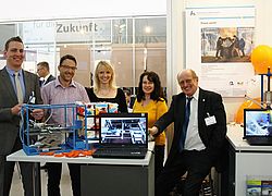 Christian Borowski (HSN), Mark Schwarz (Nordthüringer Werkstätten gGmbH), Katrin Schmidt (HSN), Petra Hauschild (HSN), Dr. Jürgen Poerschke (HSN) (v.l.n.r.)
