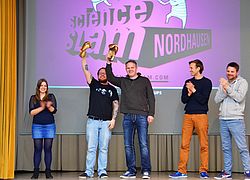 Science Slam beim Hochschulinformationstag 2015 an der Hochschule Nordhausen