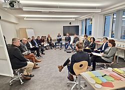Austauschtreffen zum Thema „Existenzgründungsunterstützung Nordthüringen“ (Foto: Prof. Dr. Jörg Wagner)