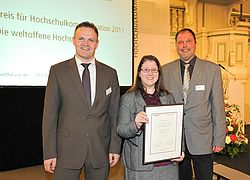 Die FH Nordhausen erlangt beim Wettbewerb „Preis für Hochschulkommunikation – die weltoffene Hochschule“ den dritten Platz (Fotos: Heidi Scherm)