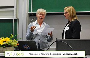 Absolventin des Masterstudiengangs Innovationes- und Change-Management erhielt bei den Deutschen Sensoriktagen in Dresden eine Auszeichnung