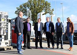 Besuch des neuen Firmengeländes der Maximator Hydrogen (Fotos Jessica Piper | Landratsamt Nordhausen