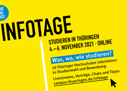 Infotage Studieren in Thüringen
