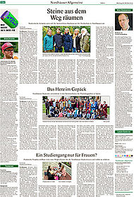 Die Campusseite in der Thüringer Allgemeinen vom 26. Oktober 2015
