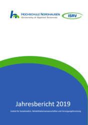 Deckblatt des Jahresberichtes des ISRV des Jahres 2019