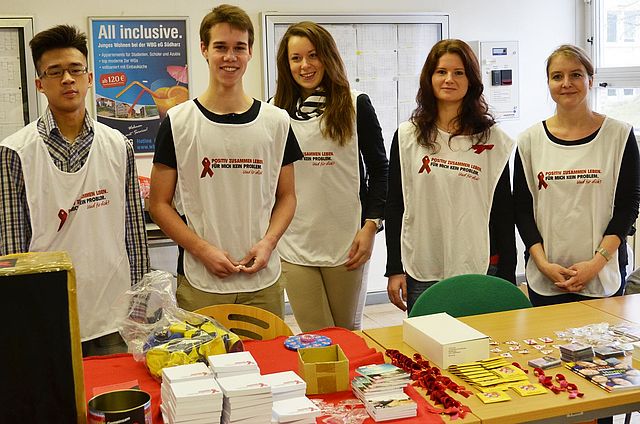 Spendenaktion für die Aidshilfe an der Fachhochschule Nordhausen