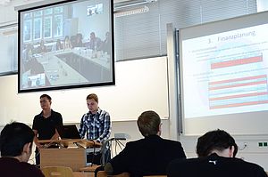 Studierende der Fachhochschule Nordhausen stellten beim „Virtuellen Seminar“  ihre Geschäftsideen vor