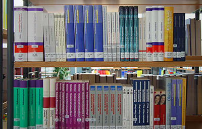 University library - books on the shelf