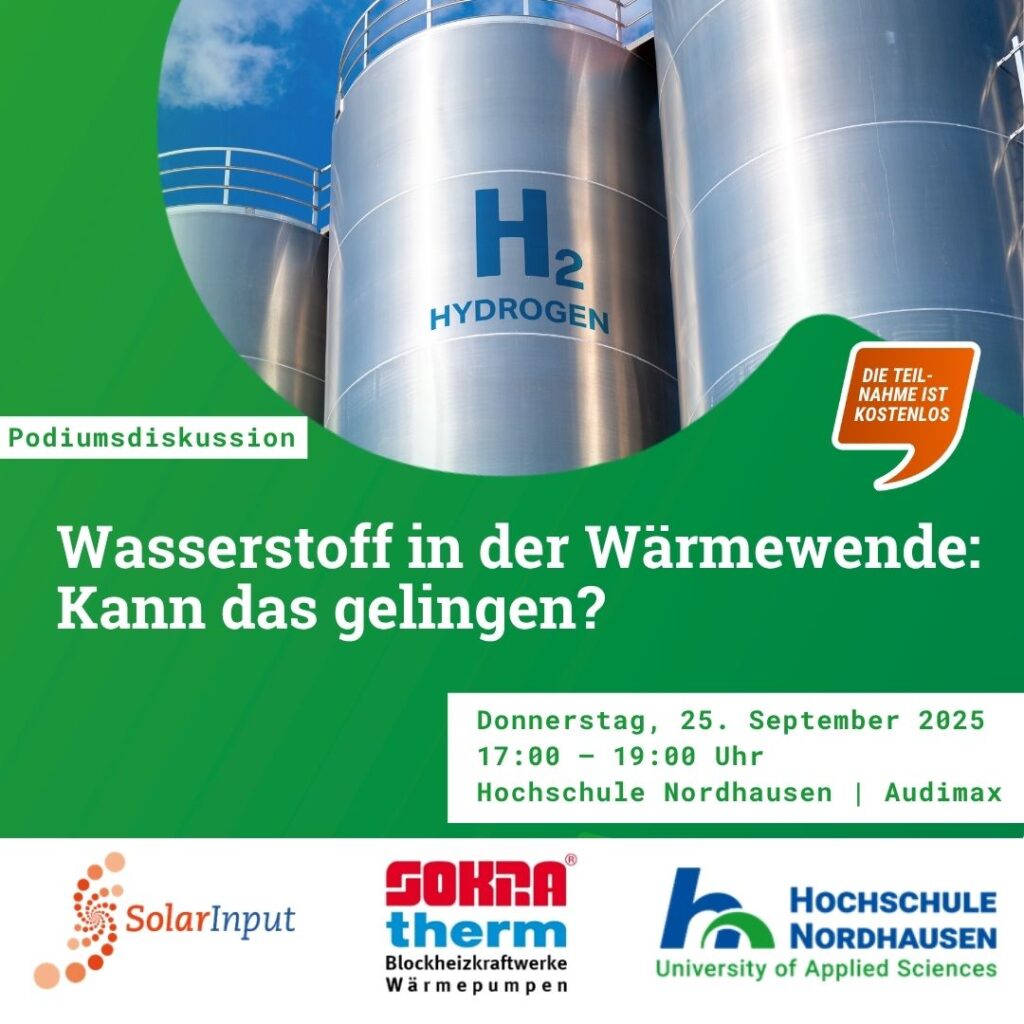 Podiumsdiskussion: Wasserstoff in der Wärmewende