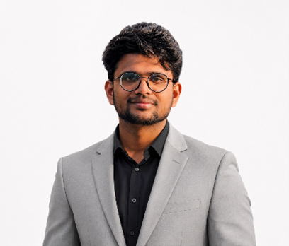 Man in suit with glasses